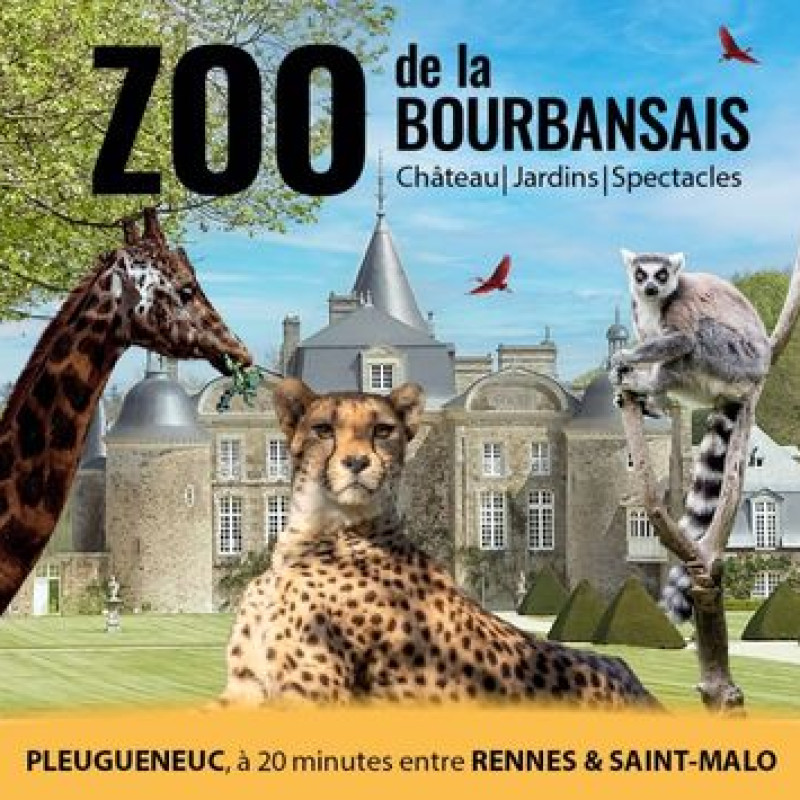 Parc animalier & Château de la Bourbansais